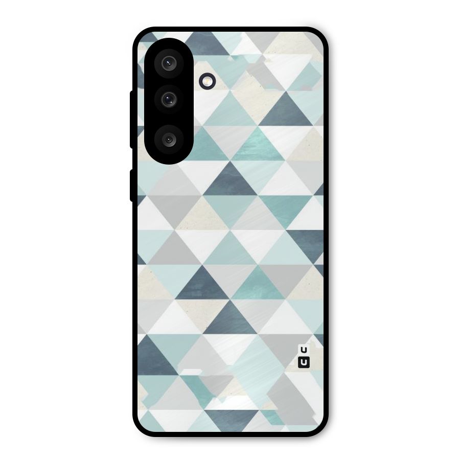 Green And Grey Pattern Metal Back Case for Galaxy F56
