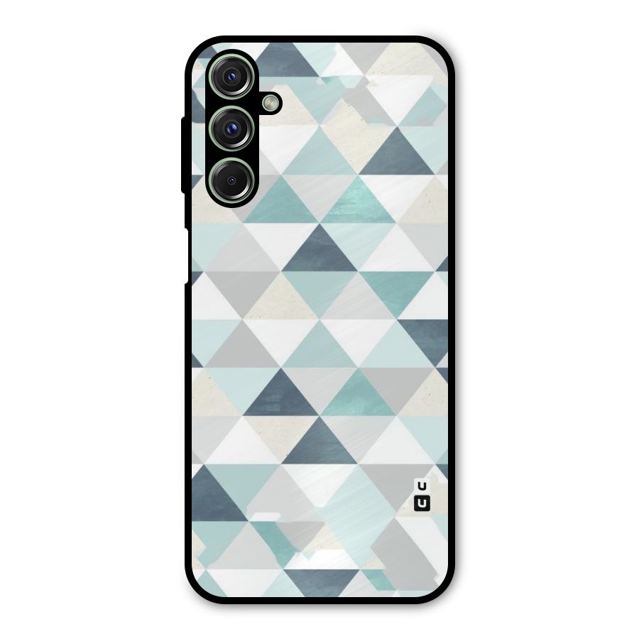 Green And Grey Pattern Metal Back Case for Galaxy M34