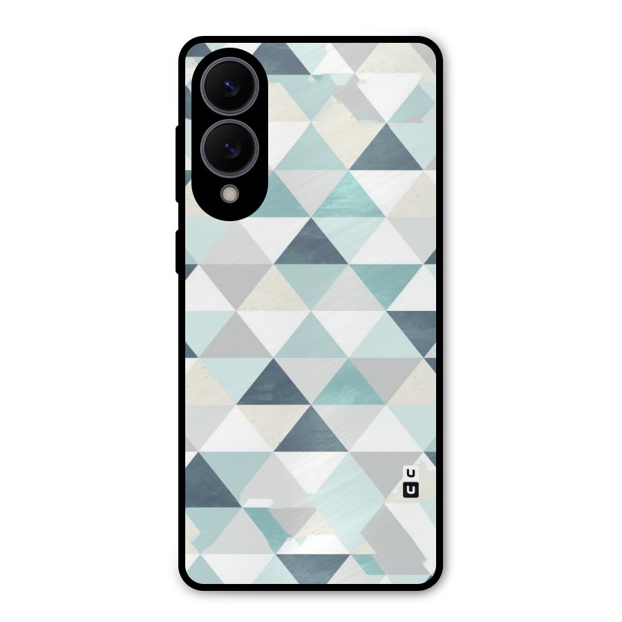 Green And Grey Pattern Metal Back Case for Galaxy S25 Edge