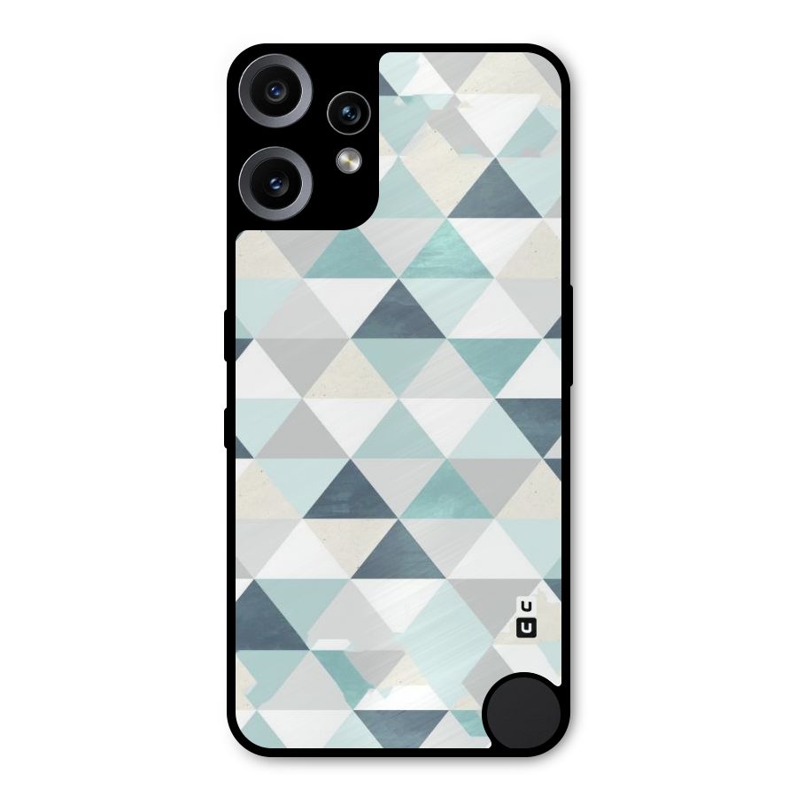 Green And Grey Pattern Metal Back Case for Nothing CMF Phone 2 Pro