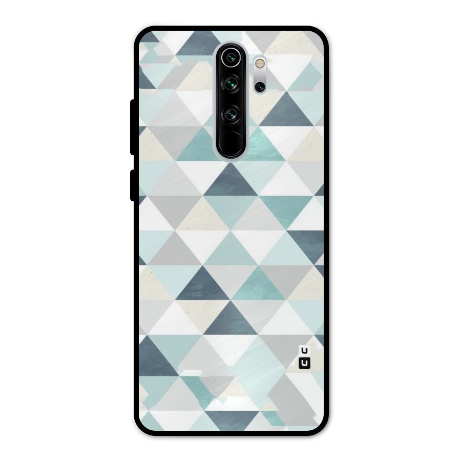 Green And Grey Pattern Metal Back Case for Redmi Note 8 Pro
