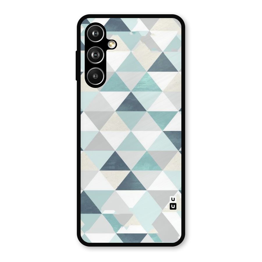 Green And Grey Pattern Metal Back Case for Samsung Galaxy M54