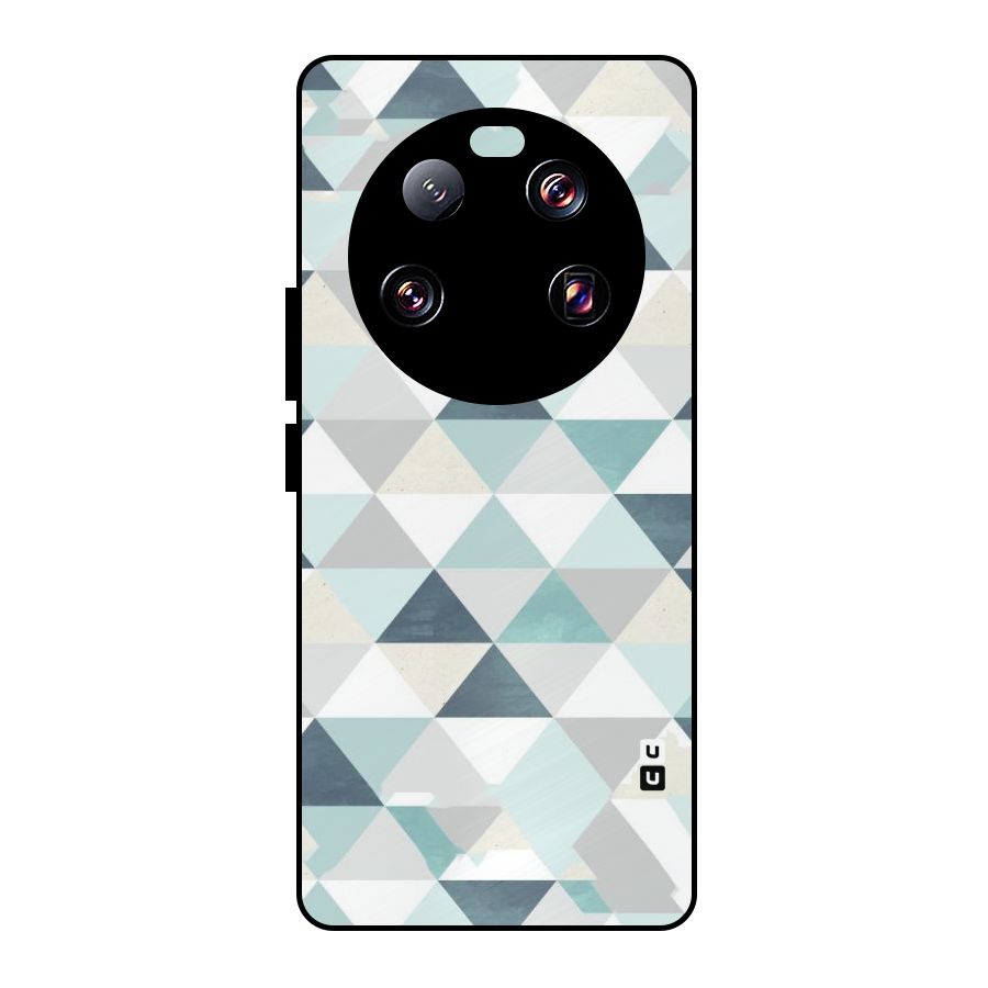 Green And Grey Pattern Metal Back Case for Xiaomi 13 Ultra