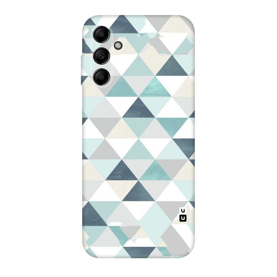 Green And Grey Pattern Original Polycarbonate Back Case for Galaxy A14 5G
