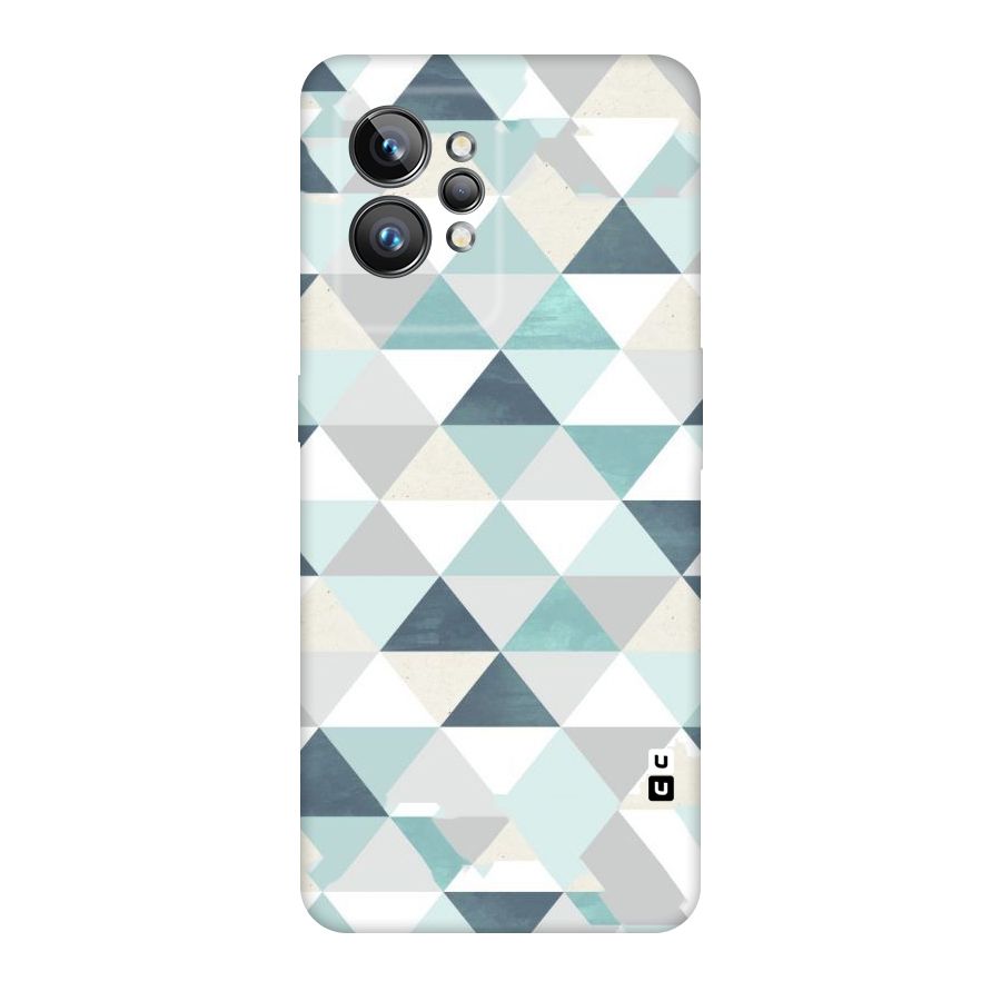 Green And Grey Pattern Original Polycarbonate Back Case for Realme GT2 Pro