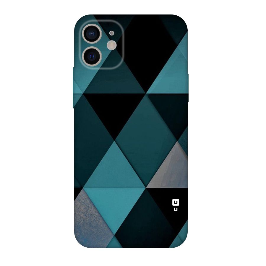 Green Black Shapes Original Polycarbonate Back Case for iPhone 11