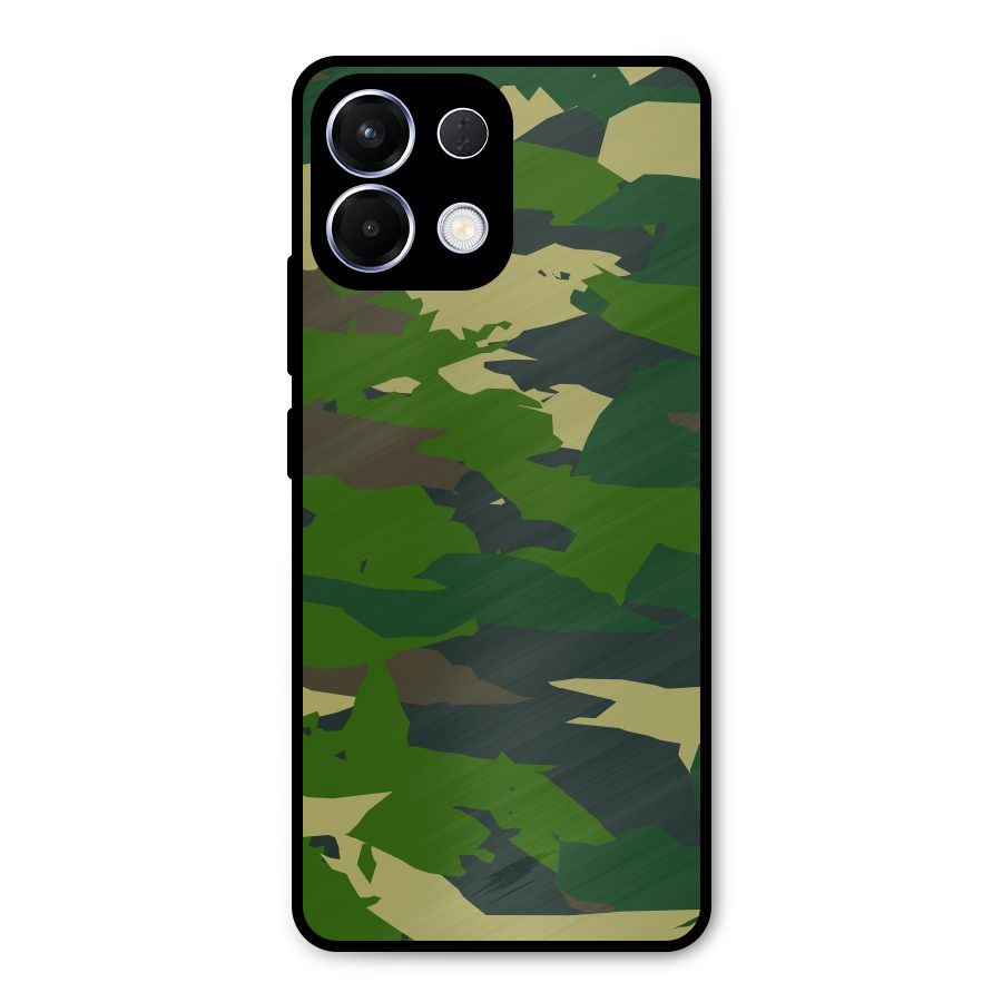Green Camouflage Army Metal Back Case for Oppo K13