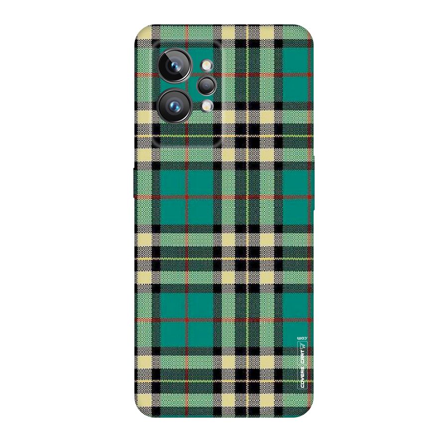 Green Check Original Polycarbonate Back Case for Realme GT2 Pro