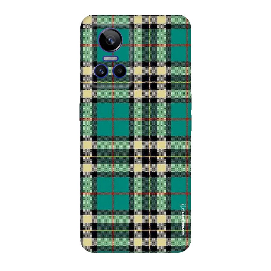 Green Check Original Polycarbonate Back Case for Realme GT Neo 3
