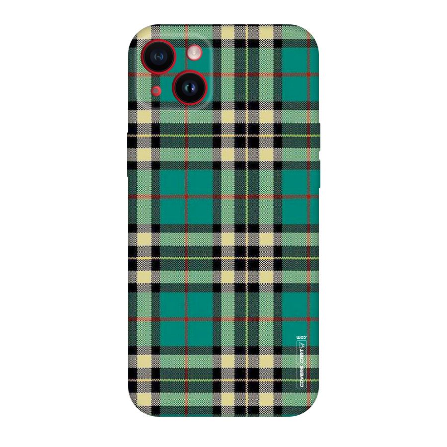 Green Check Original Polycarbonate Back Case for iPhone 14 Plus