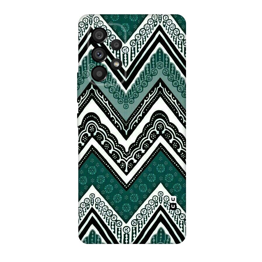 Green Chevron Original Polycarbonate Back Case for Galaxy A53 5G