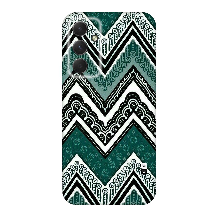 Green Chevron Original Polycarbonate Back Case for Galaxy A54