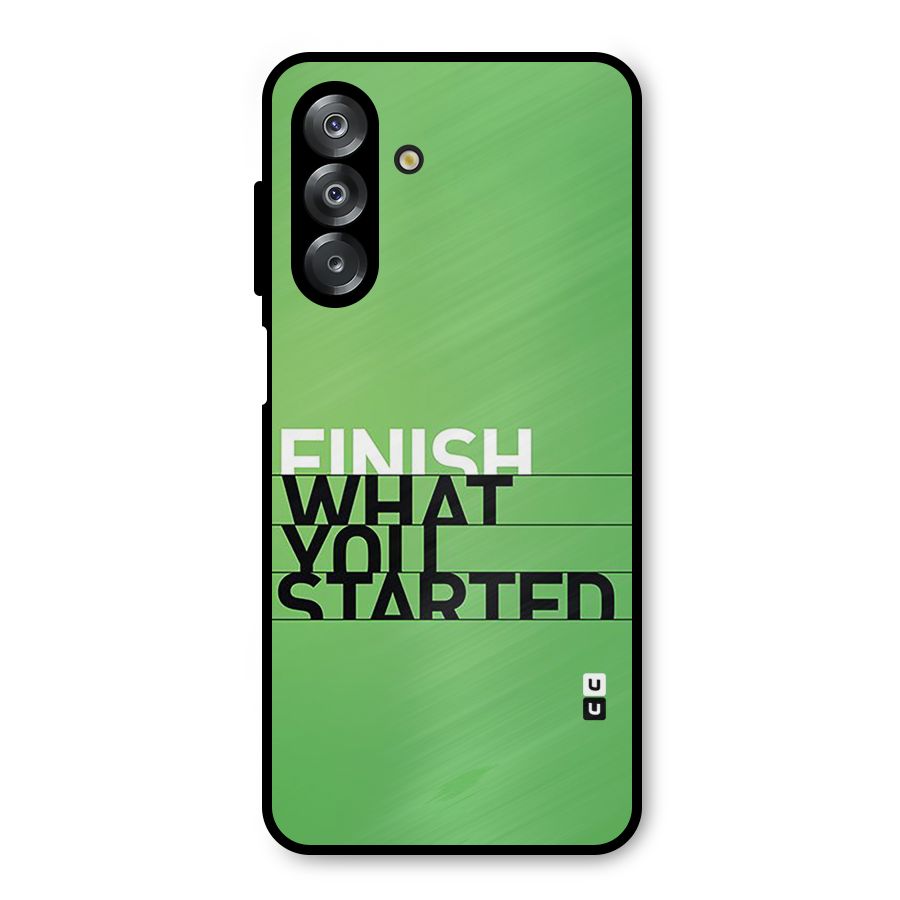 Green Finish Metal Back Case for Galaxy A26