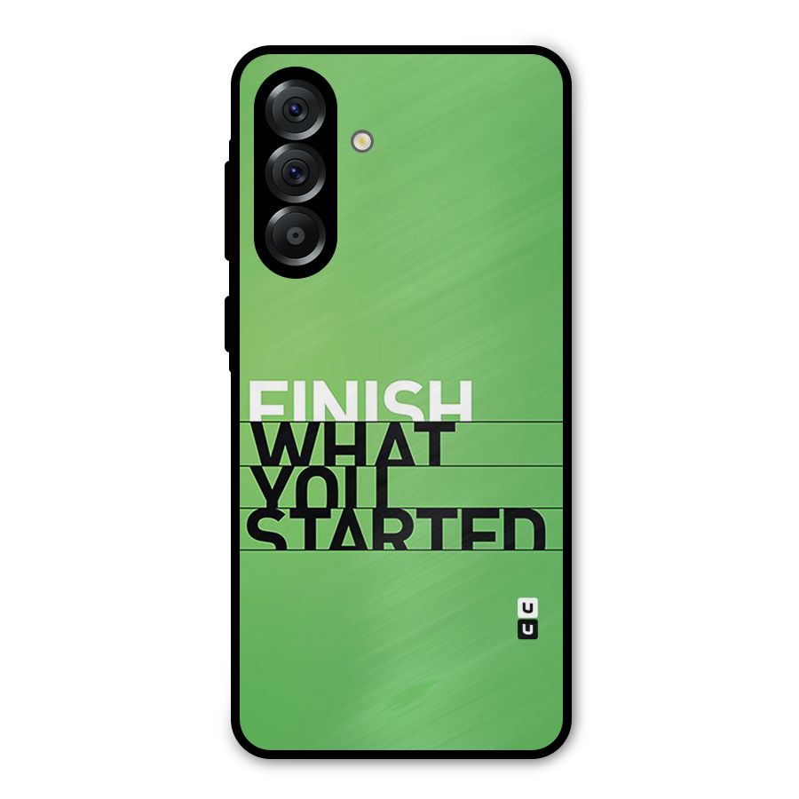Green Finish Metal Back Case for Galaxy A36