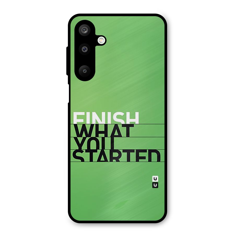 Green Finish Metal Back Case for Galaxy M16