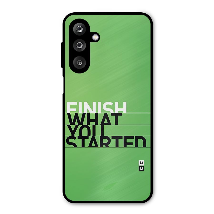 Green Finish Metal Back Case for Galaxy M36