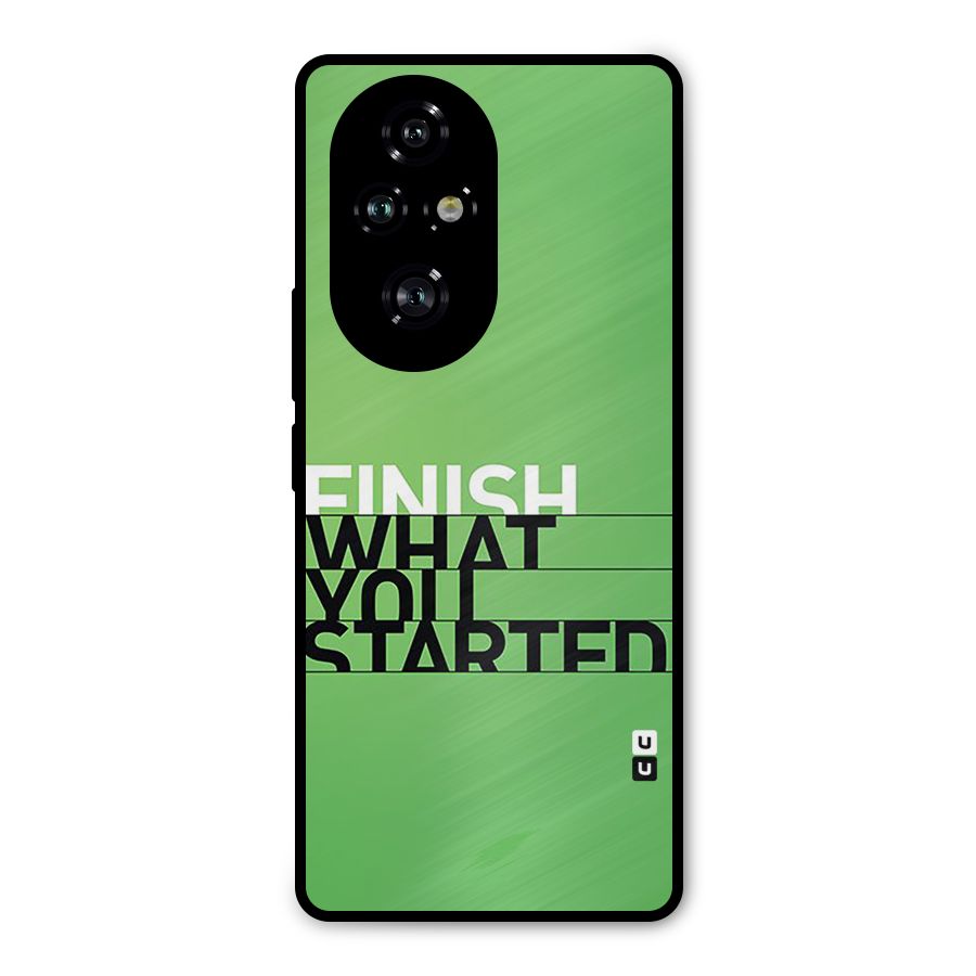Green Finish Metal Back Case for Honor 200 Pro