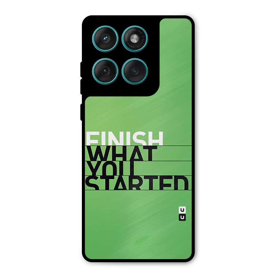 Green Finish Metal Back Case for Motorola Edge 60