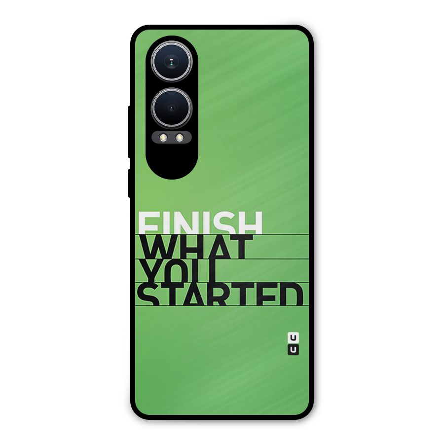 Green Finish Metal Back Case for OnePlus Nord CE4 Lite