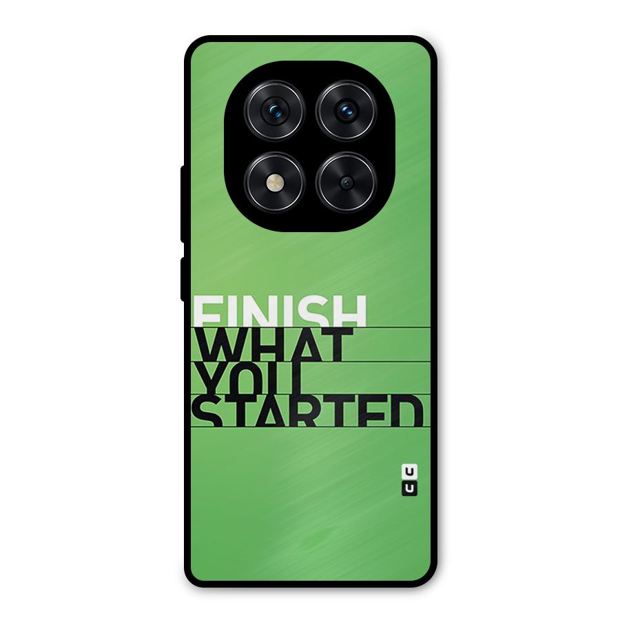 Green Finish Metal Back Case for Redmi Note 14 Pro 5G
