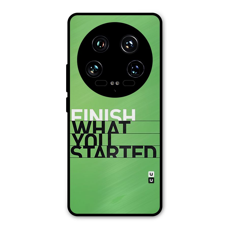 Green Finish Metal Back Case for Xiaomi 14 Ultra