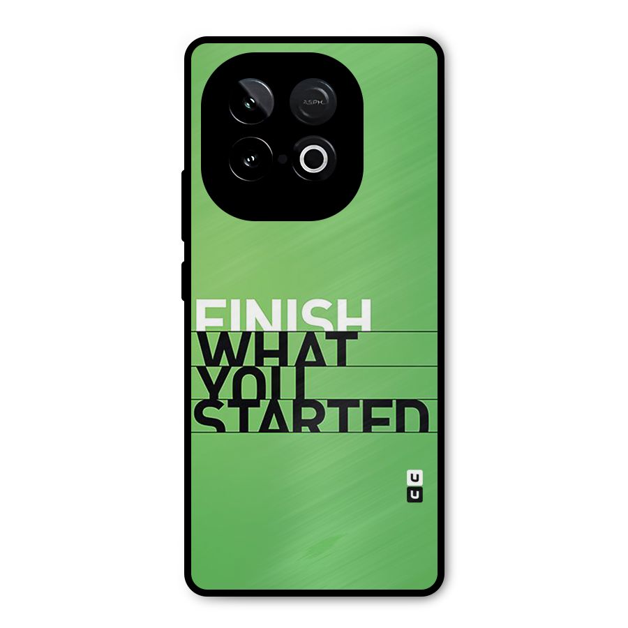 Green Finish Metal Back Case for iQOO Neo 10