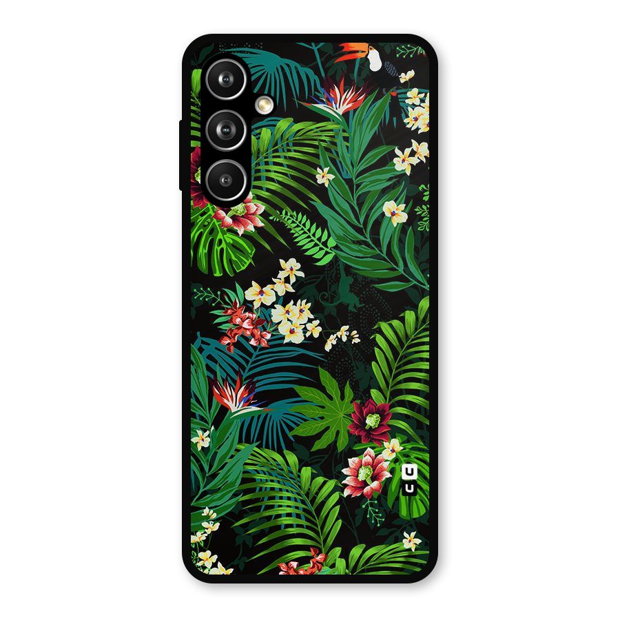 Green Leaf Design Metal Back Case for Samsung Galaxy M54