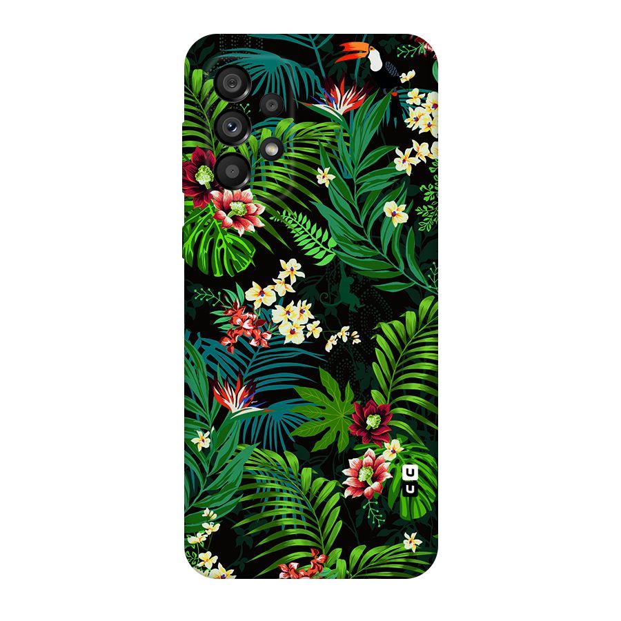 Green Leaf Design Original Polycarbonate Back Case for Galaxy A73 5G