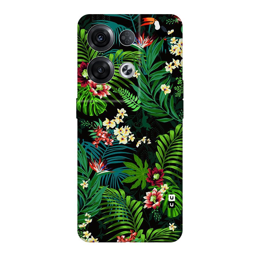 Green Leaf Design Original Polycarbonate Back Case for Oppo Reno8 Pro 5G
