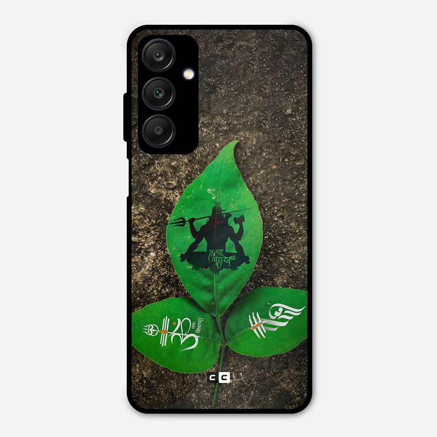 Green Leaf Shiva Metal Back Case for Galaxy A25 5G