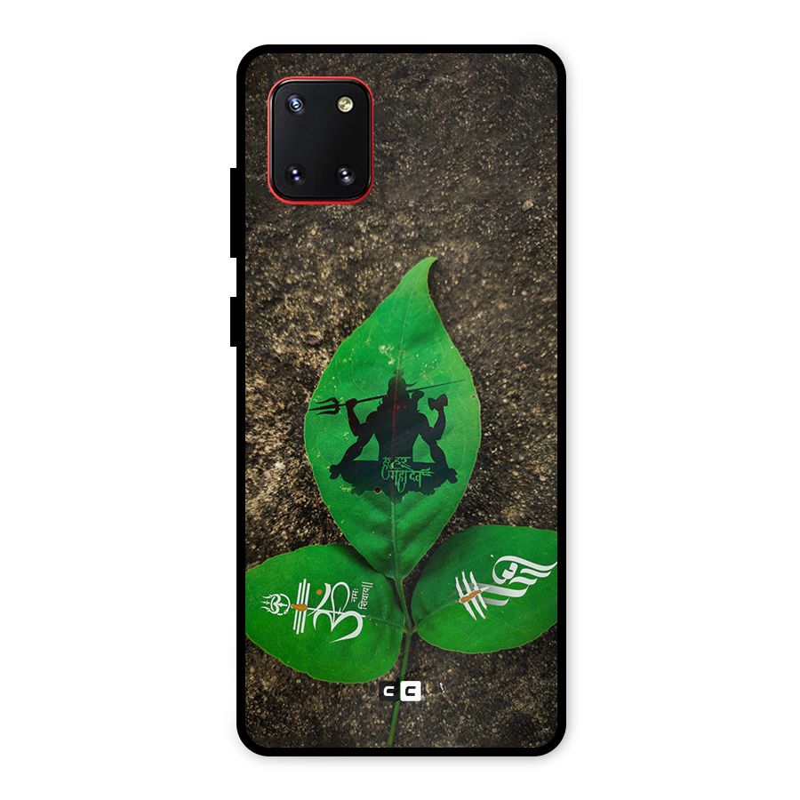 Green Leaf Shiva Metal Back Case for Galaxy Note 10 Lite
