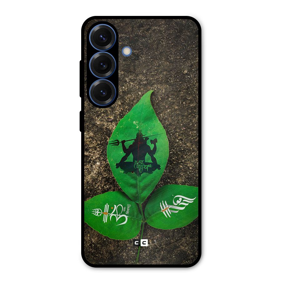 Green Leaf Shiva Metal Back Case for Galaxy S25
