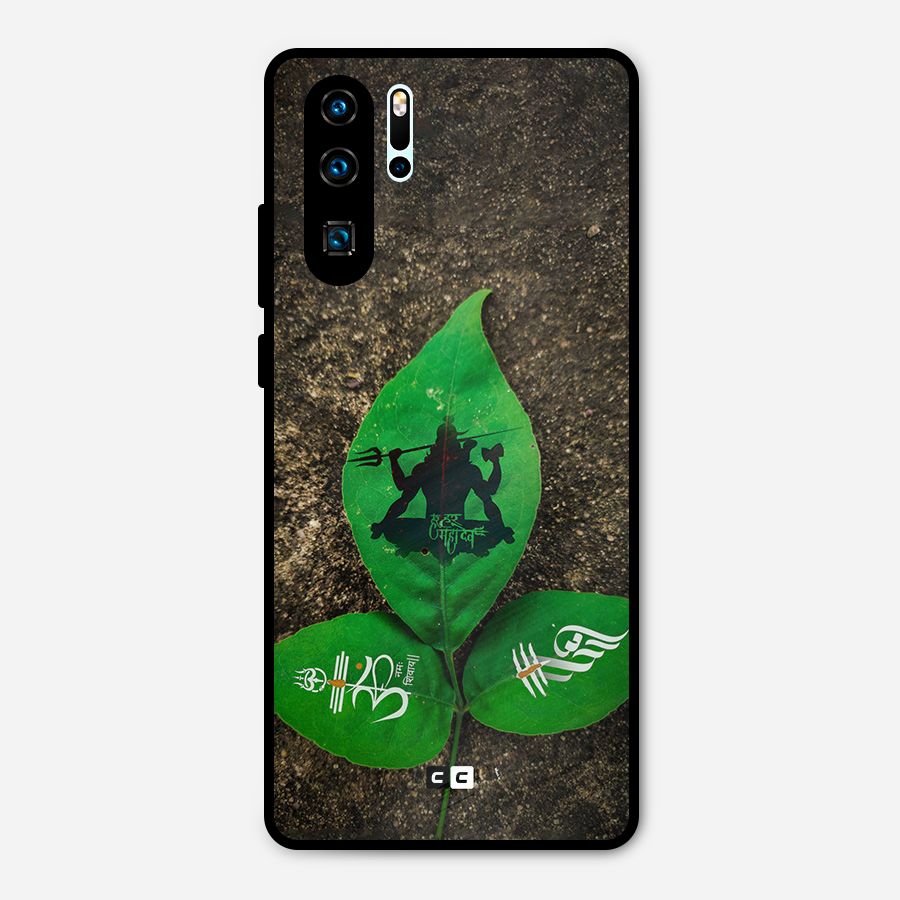 Green Leaf Shiva Metal Back Case for Huawei P30 Pro