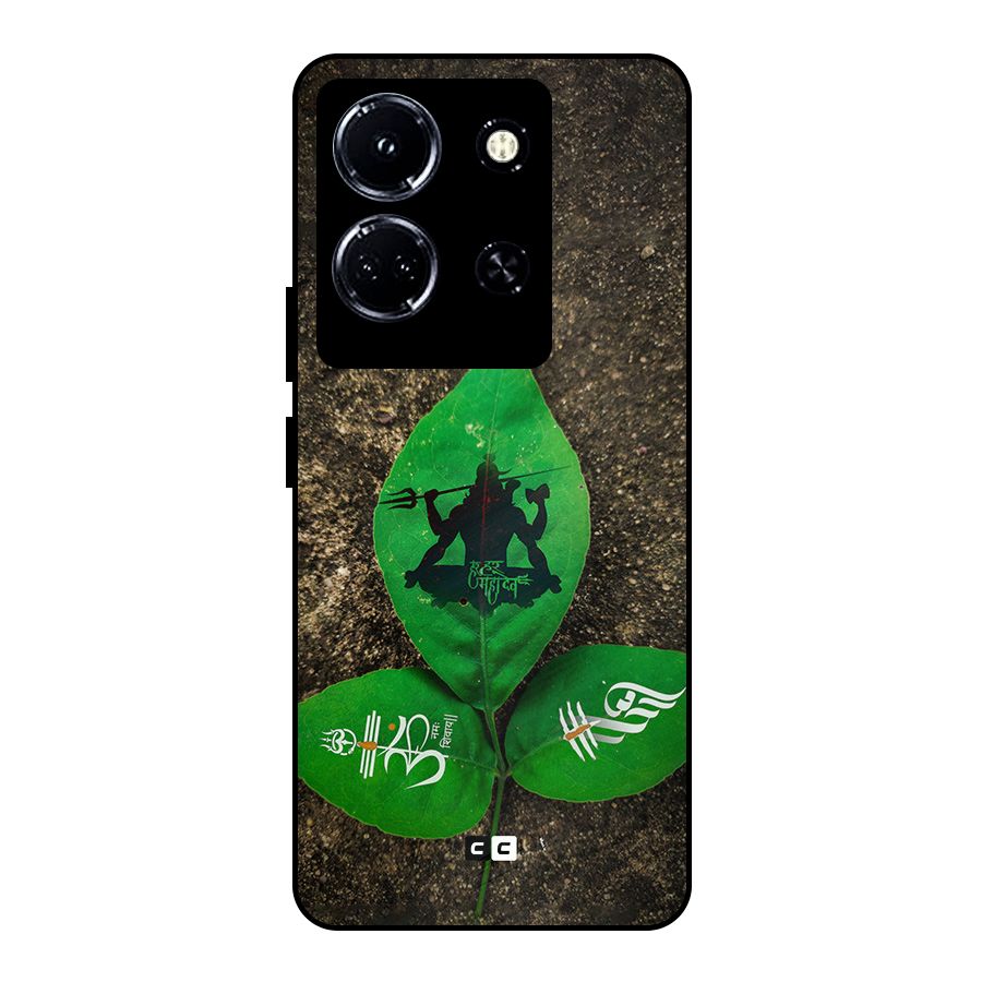 Green Leaf Shiva Metal Back Case for Infinix Note 30 5G
