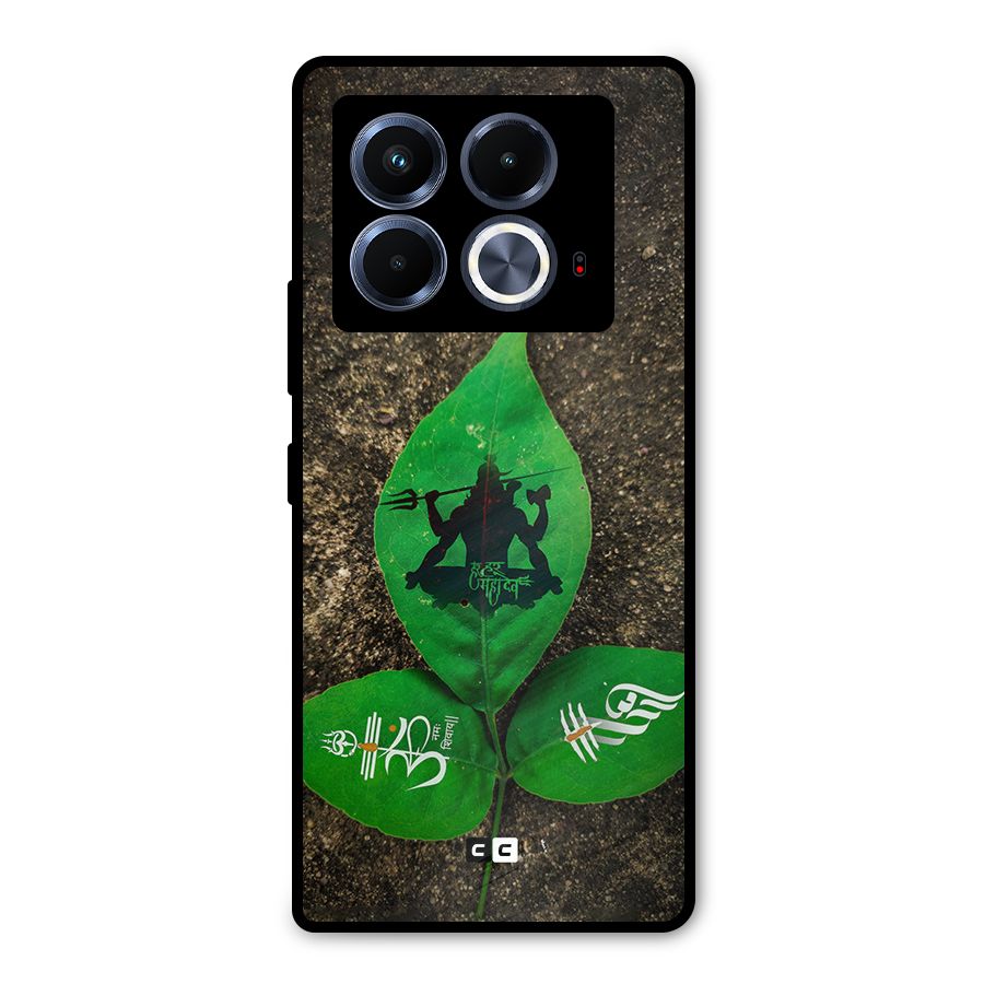 Green Leaf Shiva Metal Back Case for Infinix Note 40 5G
