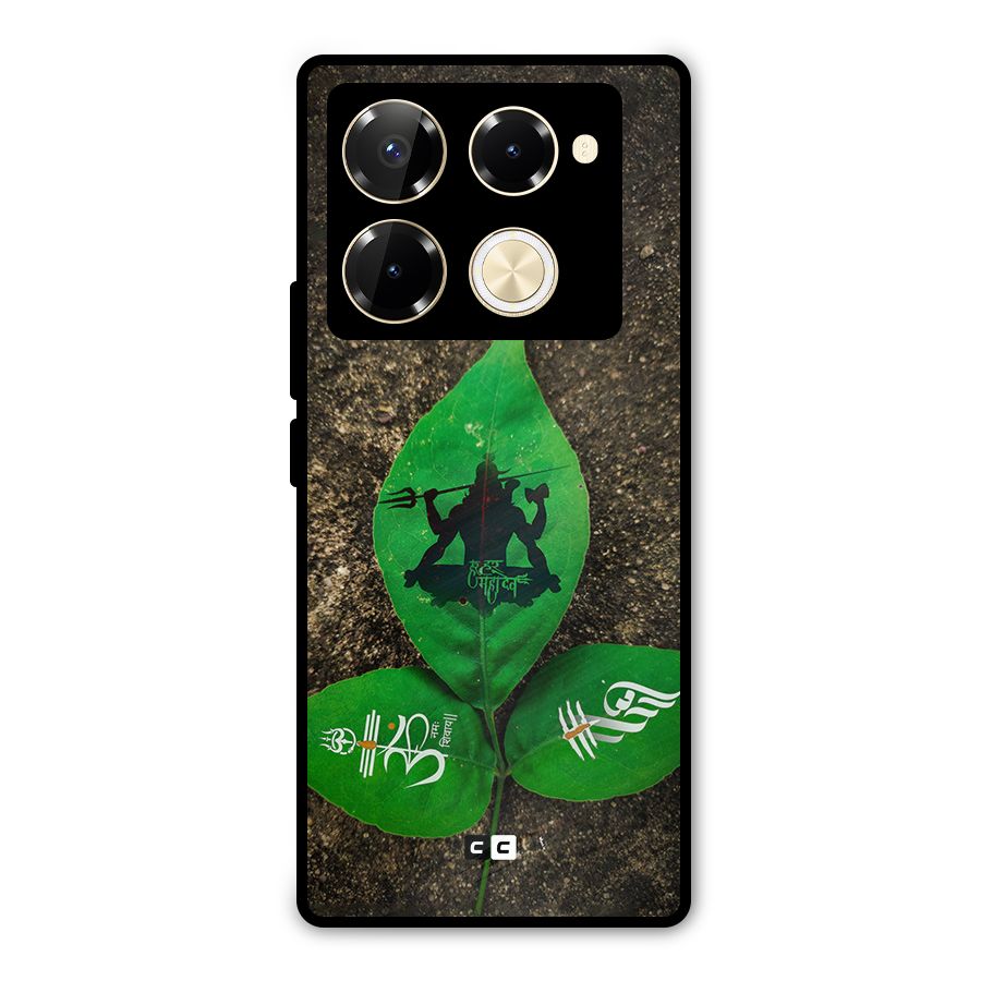 Green Leaf Shiva Metal Back Case for Infinix Note 40 Pro