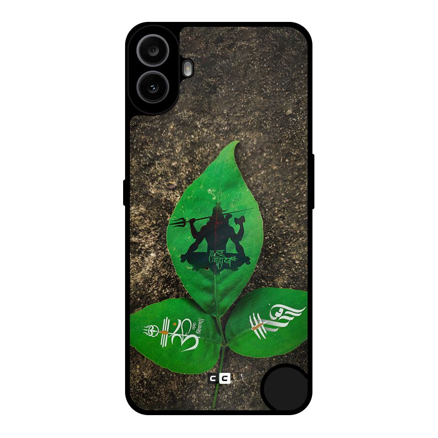 Green Leaf Shiva Metal Back Case for Nothing CMF Phone 1