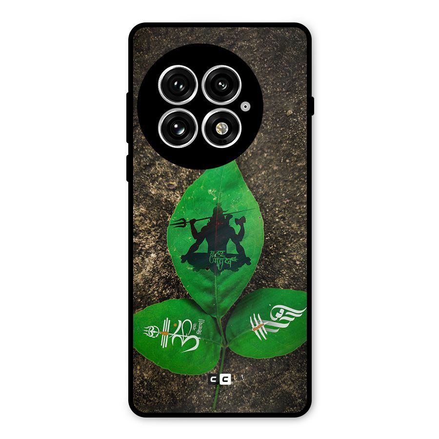 Green Leaf Shiva Metal Back Case for OnePlus 13