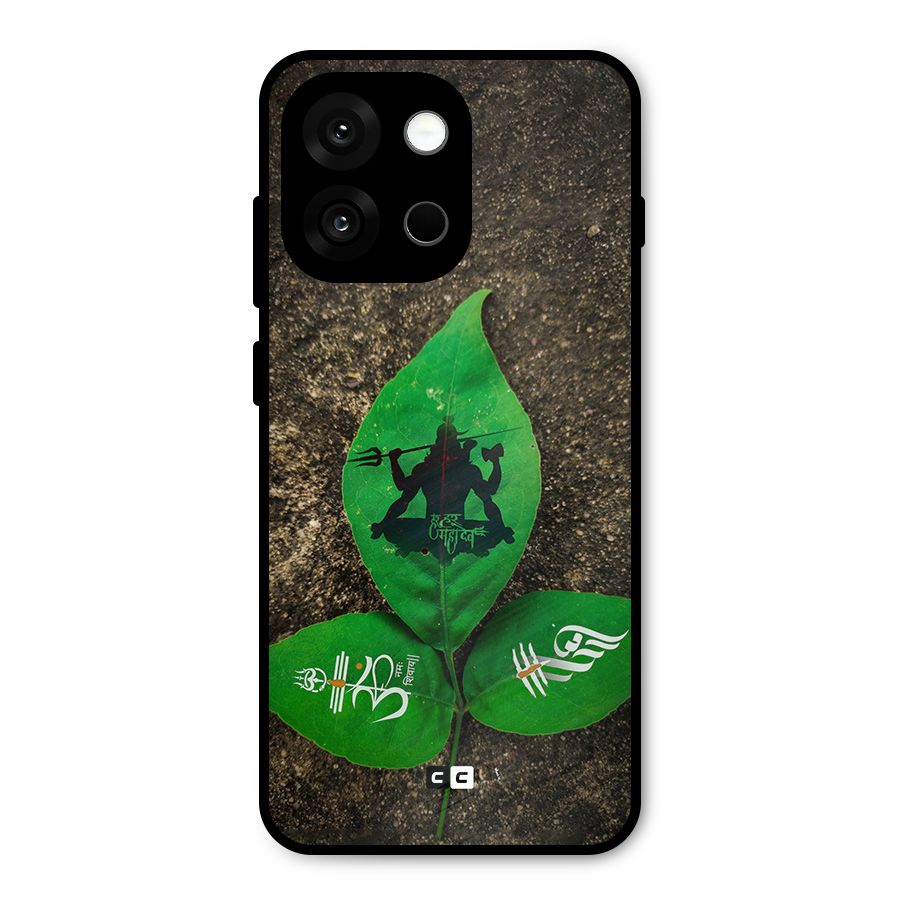 Green Leaf Shiva Metal Back Case for OnePlus 13s
