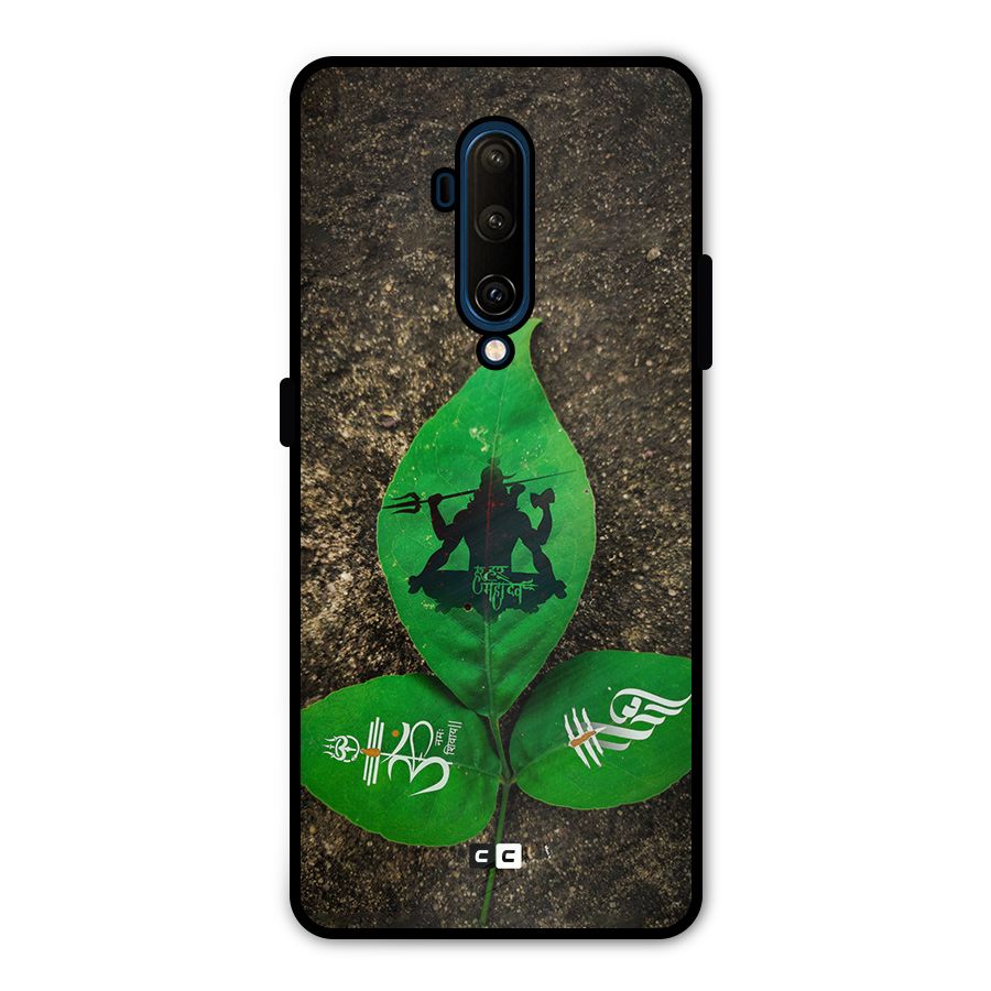 Green Leaf Shiva Metal Back Case for OnePlus 7T Pro