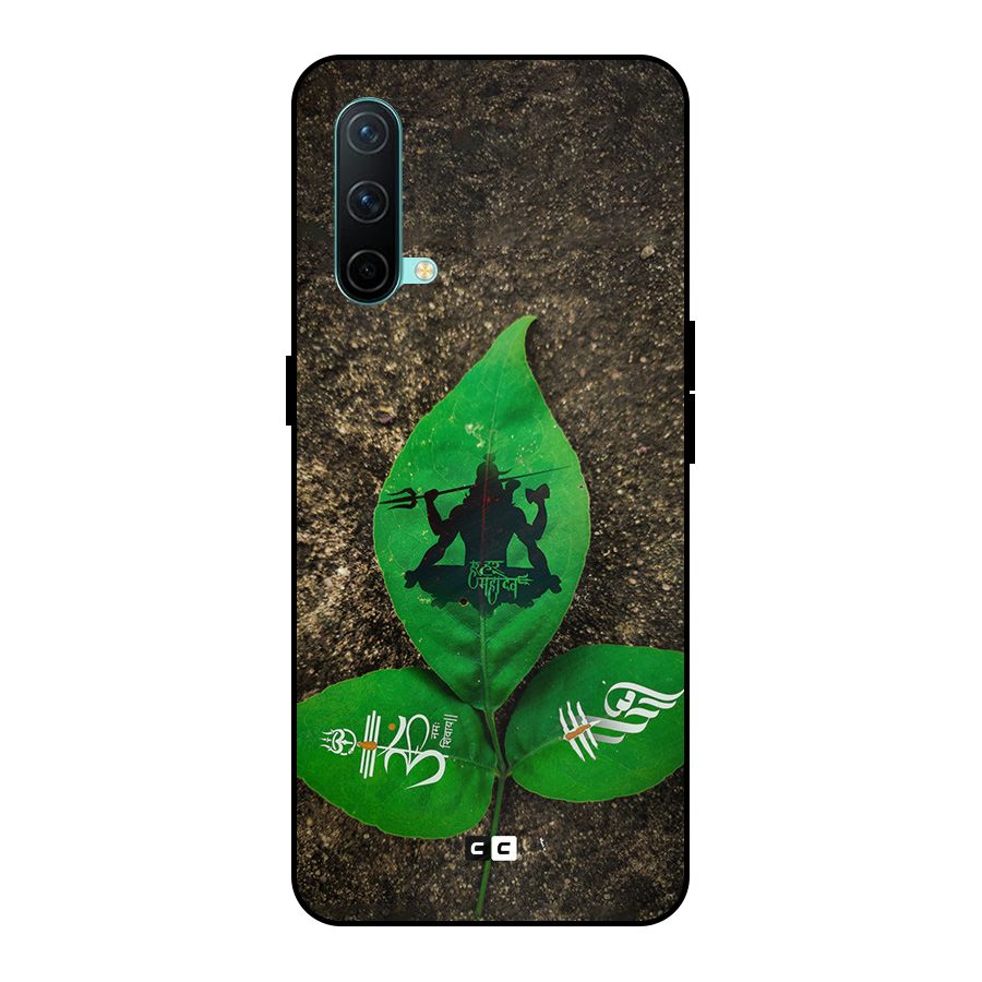 Green Leaf Shiva Metal Back Case for OnePlus Nord CE 5G