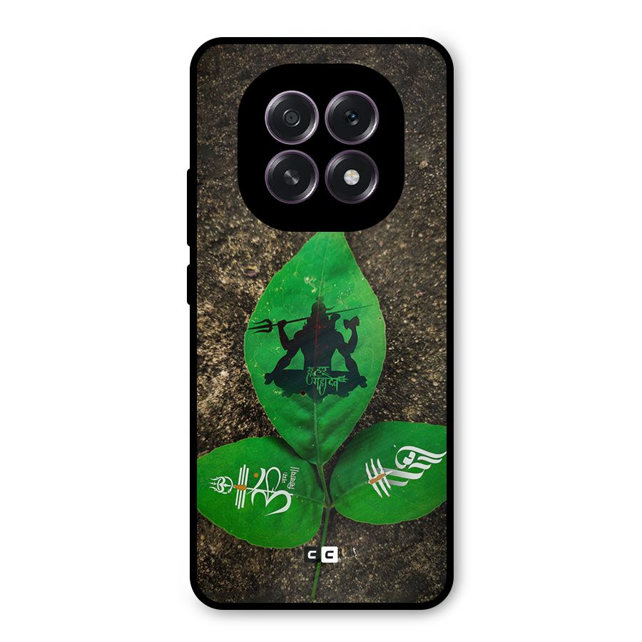 Green Leaf Shiva Metal Back Case for Oppo F29