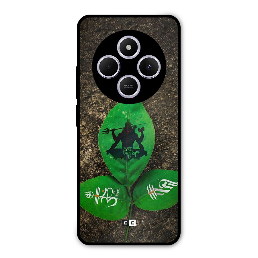 Green Leaf Shiva Metal Back Case for Poco M7