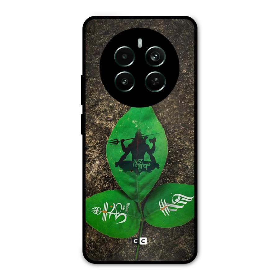 Green Leaf Shiva Metal Back Case for Realme 12 Pro Plus