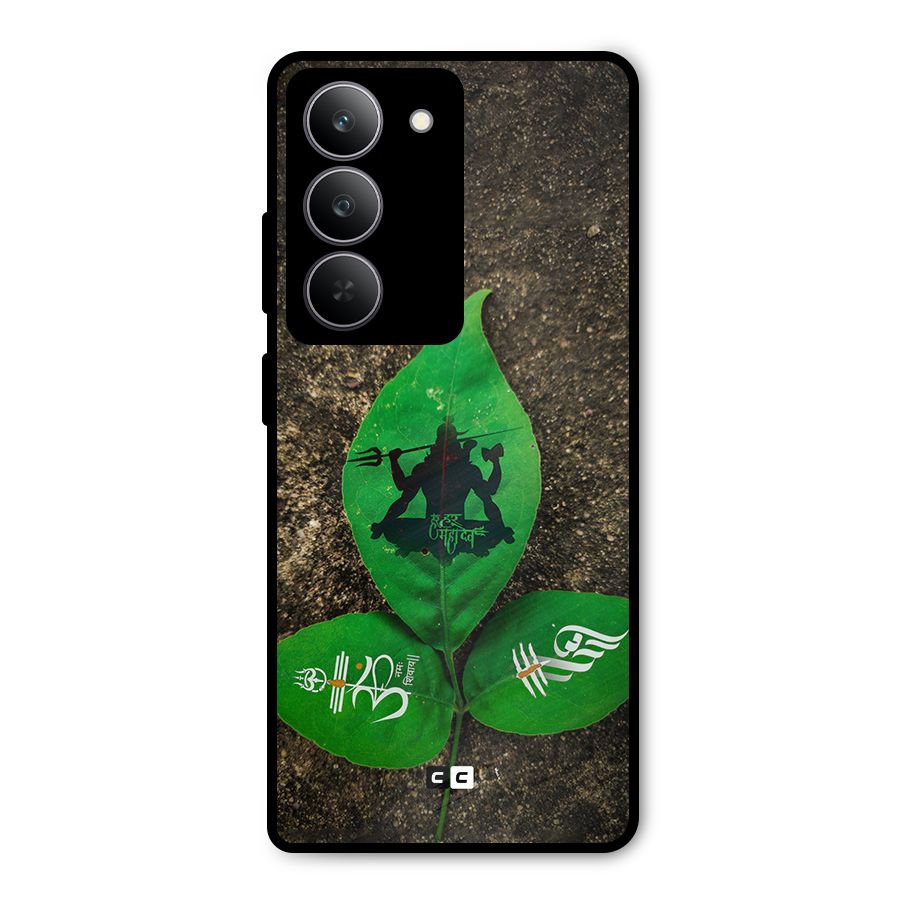 Green Leaf Shiva Metal Back Case for Realme 14x