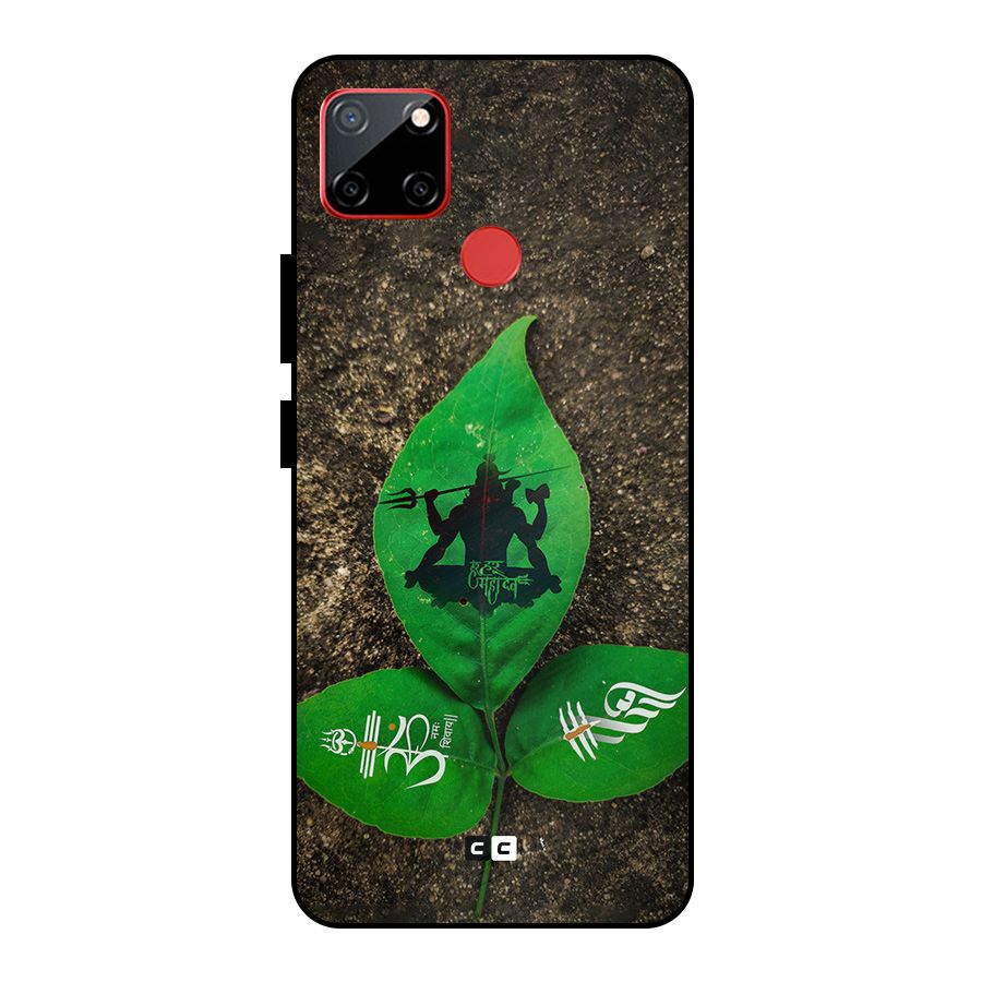Green Leaf Shiva Metal Back Case for Realme C12