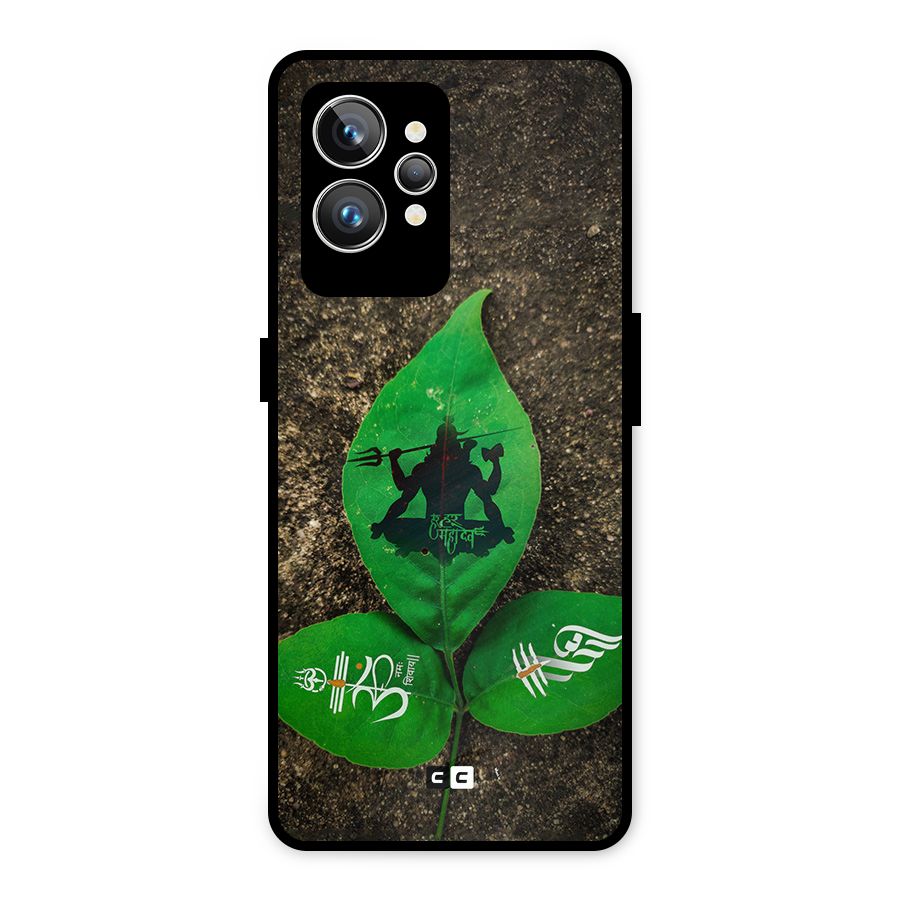 Green Leaf Shiva Metal Back Case for Realme GT2 Pro