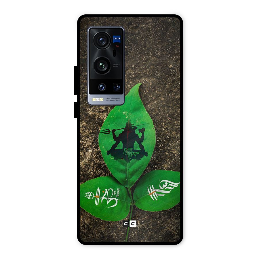 Green Leaf Shiva Metal Back Case for Vivo X60 Pro Plus