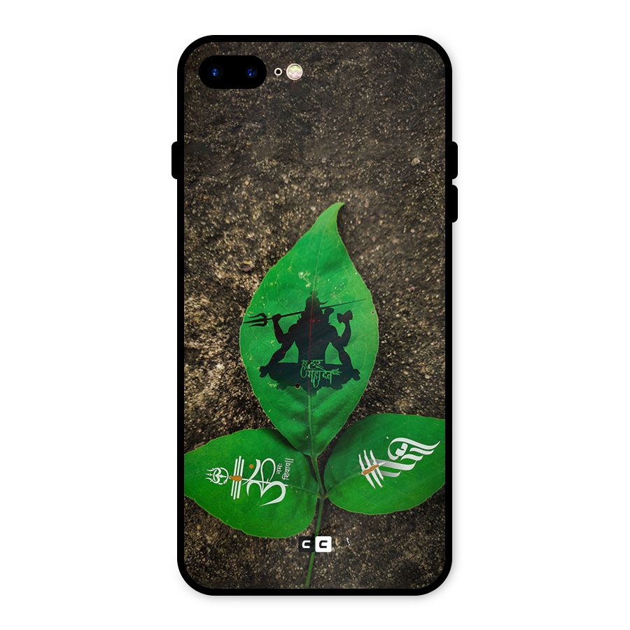 Green Leaf Shiva Metal Back Case for iPhone 7 Plus