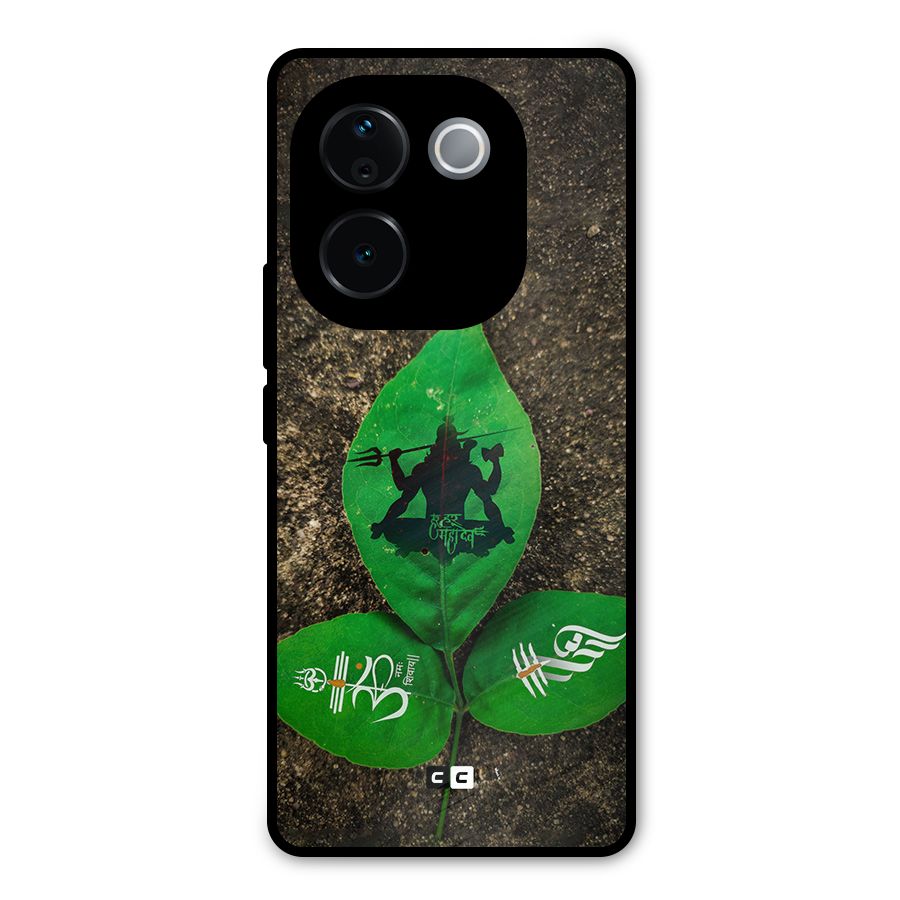 Green Leaf Shiva Metal Back Case for iQOO Z9s Pro